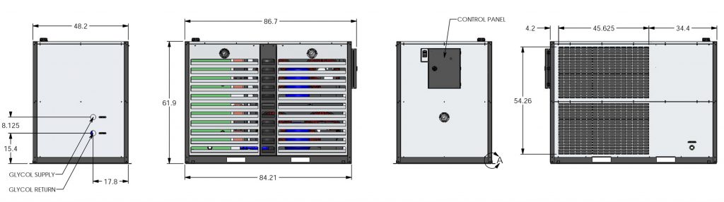 Multi Stage Chiller | GD - 7x7 - 7 H | G&D Chillers