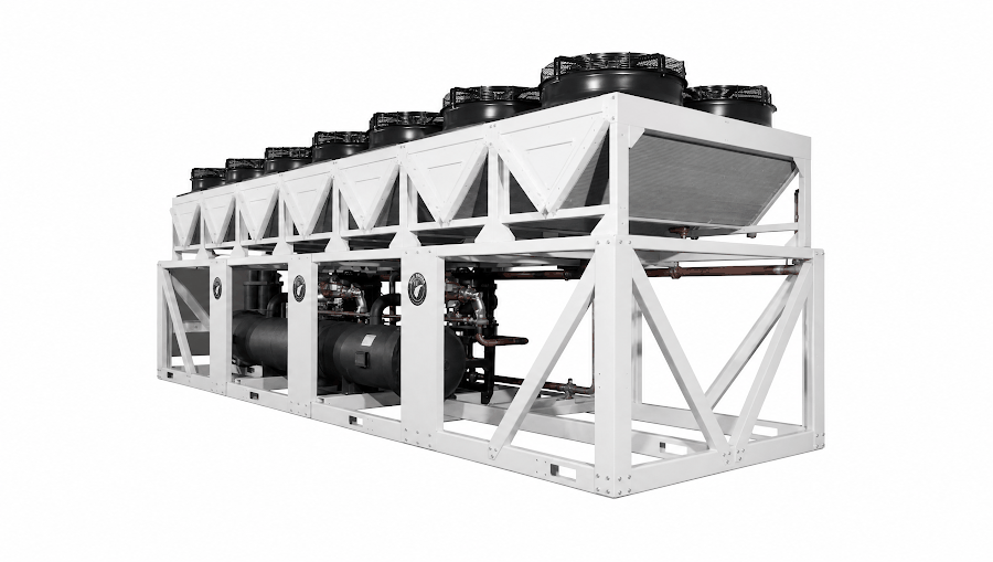 GDX Air Series chiller, angle view
